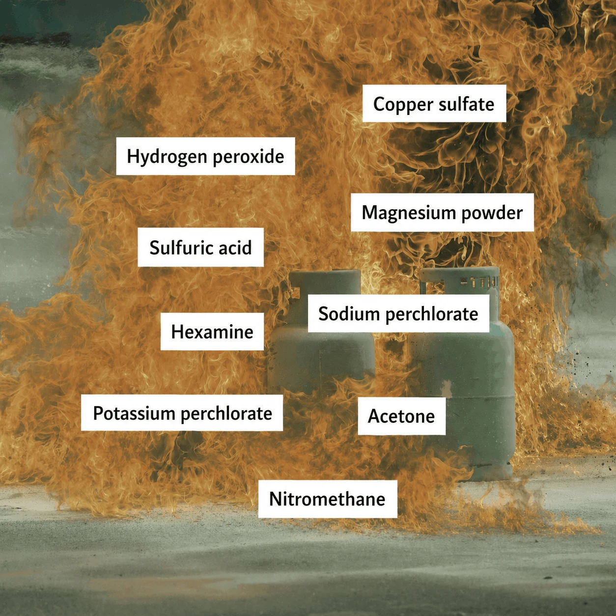 explosives precursors - workplace safety