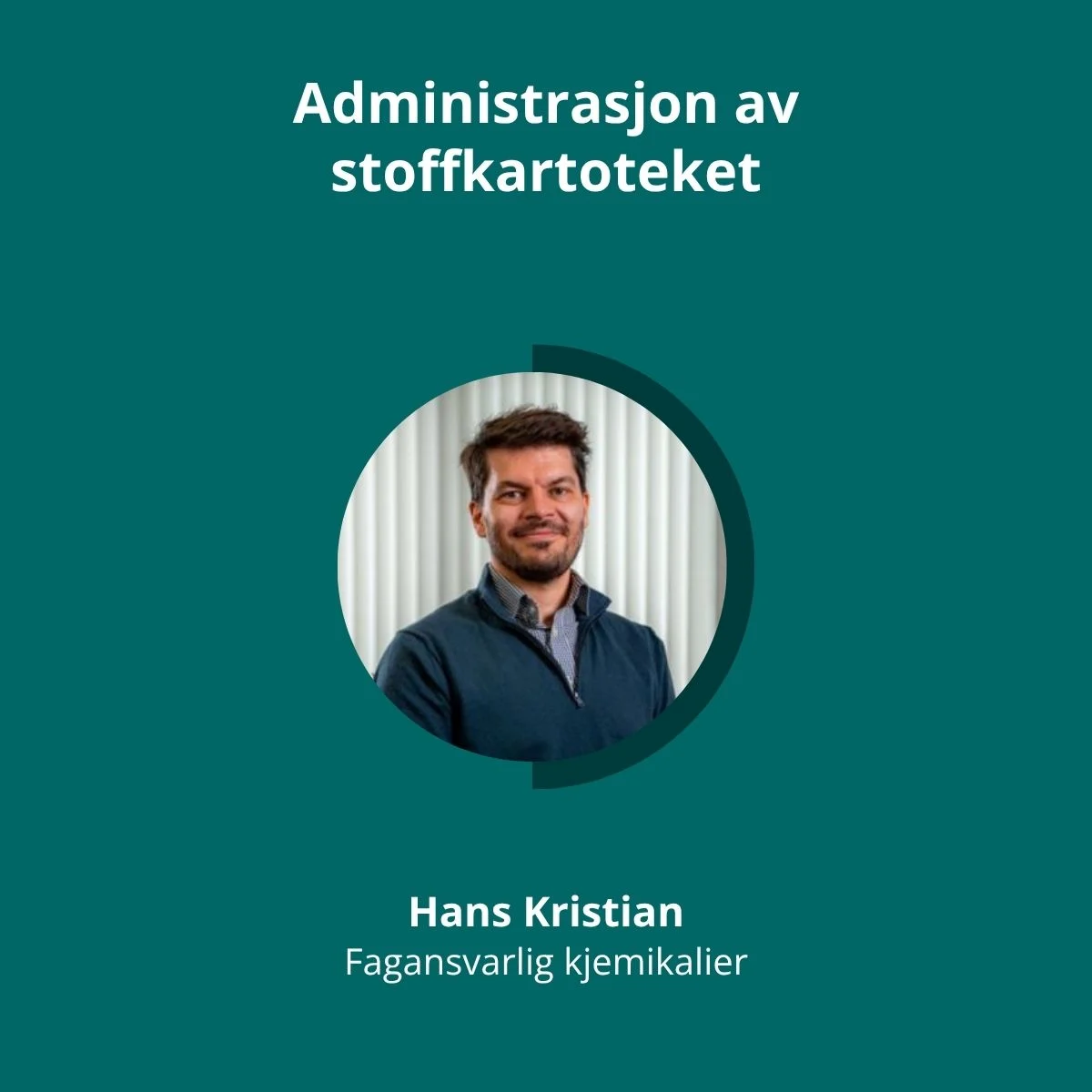 Web feature image – Webinar – Administrasjon av stoffkartoteket Web feature image - Webinar - Administrasjon av stoffkartoteket