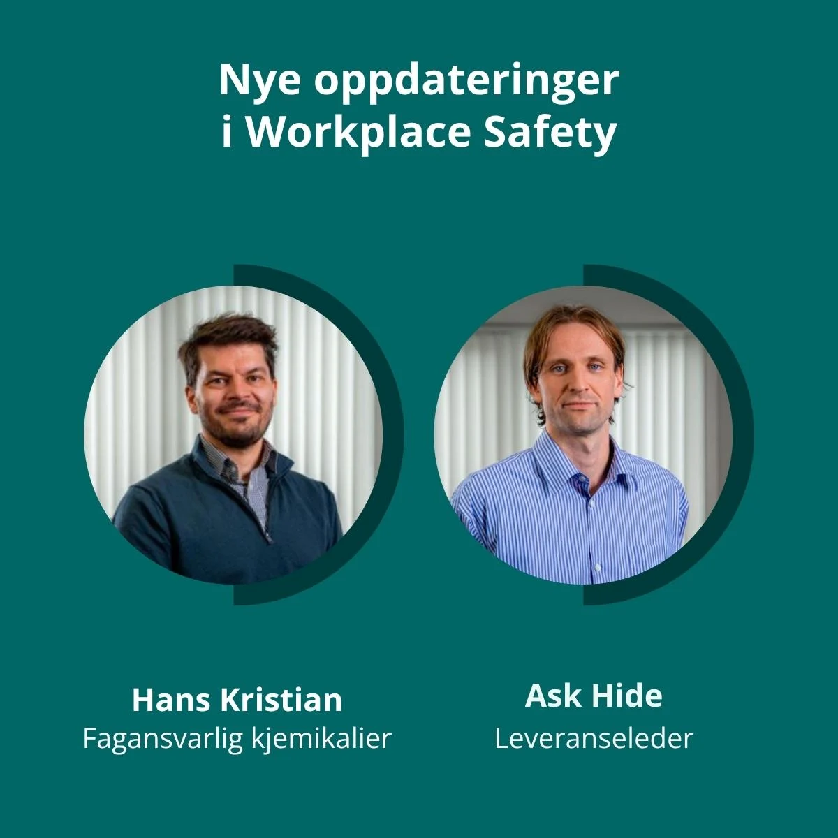 Web feature image - Webinar - Nye oppdateringer i Workplace Safety (1)